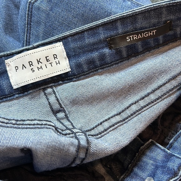 Parker Smith Straight Leg Raw Hem Jeans Size 00/24 - Picture 8 of 9